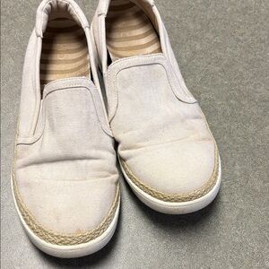 Casual Cream Espadrille Slip-Ons